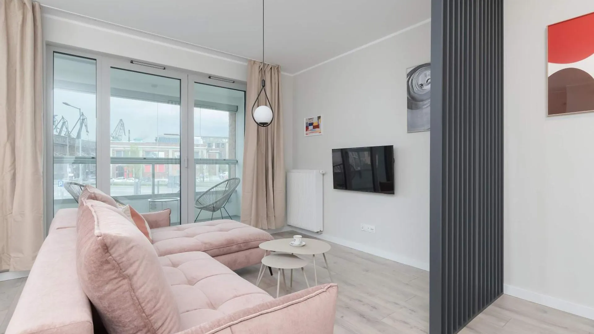 Eleganckie Studio Blisko Rzeki W Gdansku Z Balkonem By Noclegi Renters Apartamento